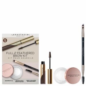 Anastasia Beverly Hills Full & Feathered Brow Kit 3 Pcs in MEDIUM BROWN